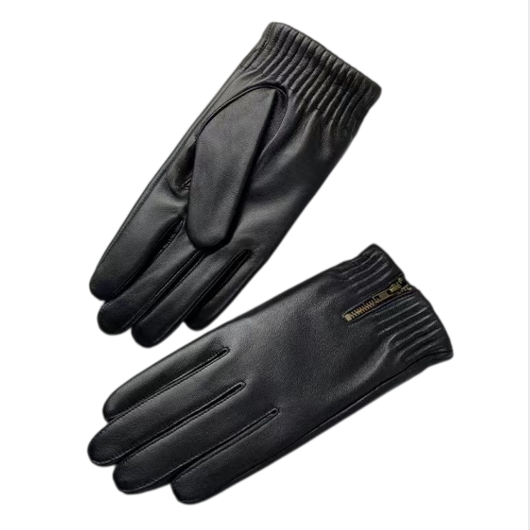 Leather Driving Glove - 겨울용 두꺼운 따뜻한 레트로 스타일 장갑,