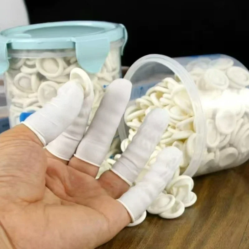 100개~1000개 들이 흰색 일회용 라텍스 손가락 보 - Latex Disposable Glove 리뷰 및 가격