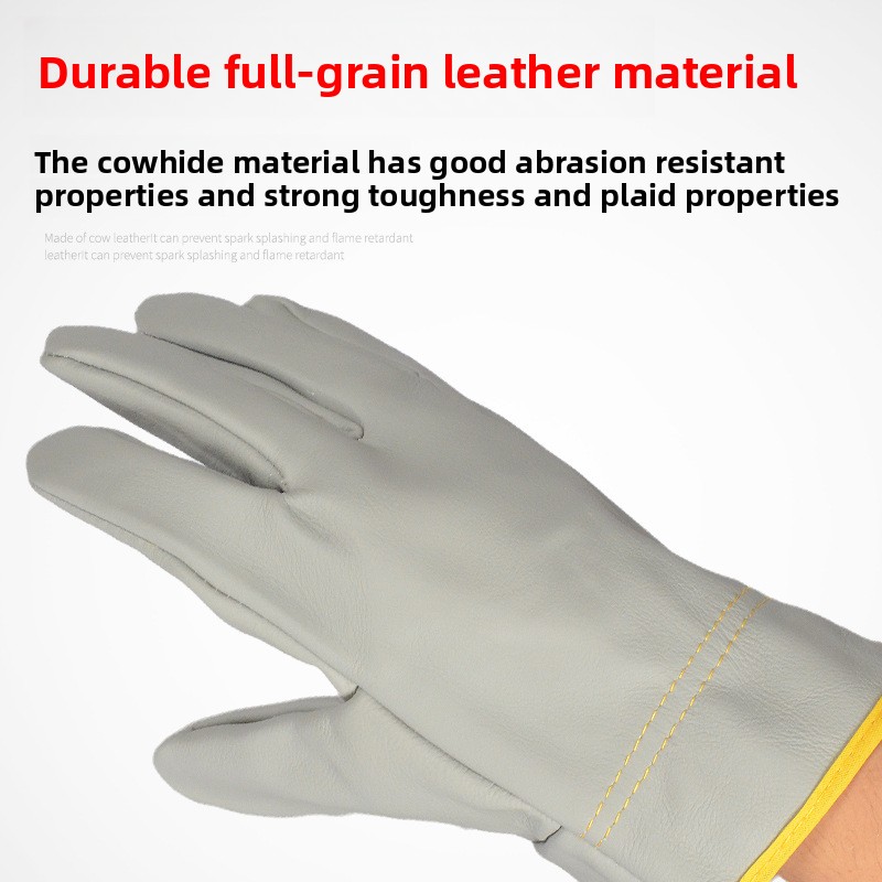 소가죽 용접 장갑 - 짧은 커프스 & 두꺼운 가죽 열  - Heat Resistant Glove 리뷰 및 가격