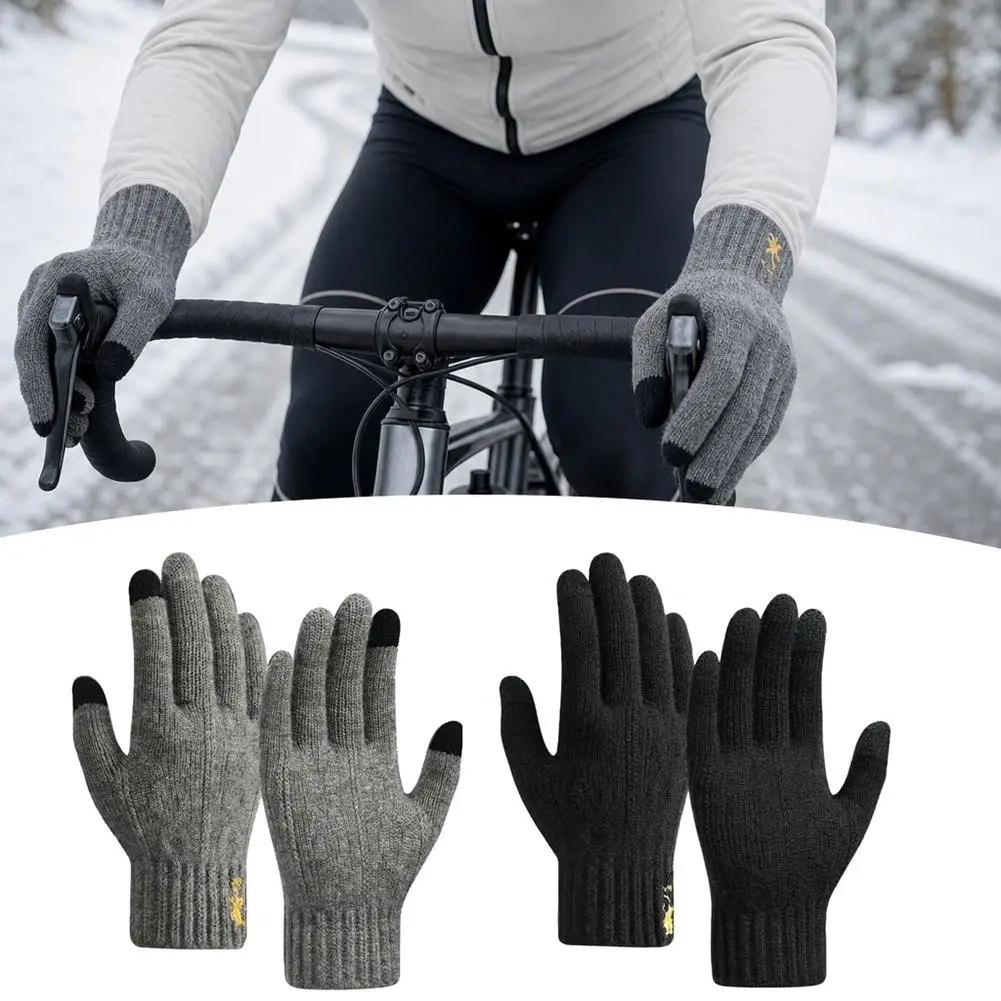 남성용 가을/겨울용 니트 소재 터치스크린 장갑, 두툼하 - Wool Glove Lined 리뷰 및 가격