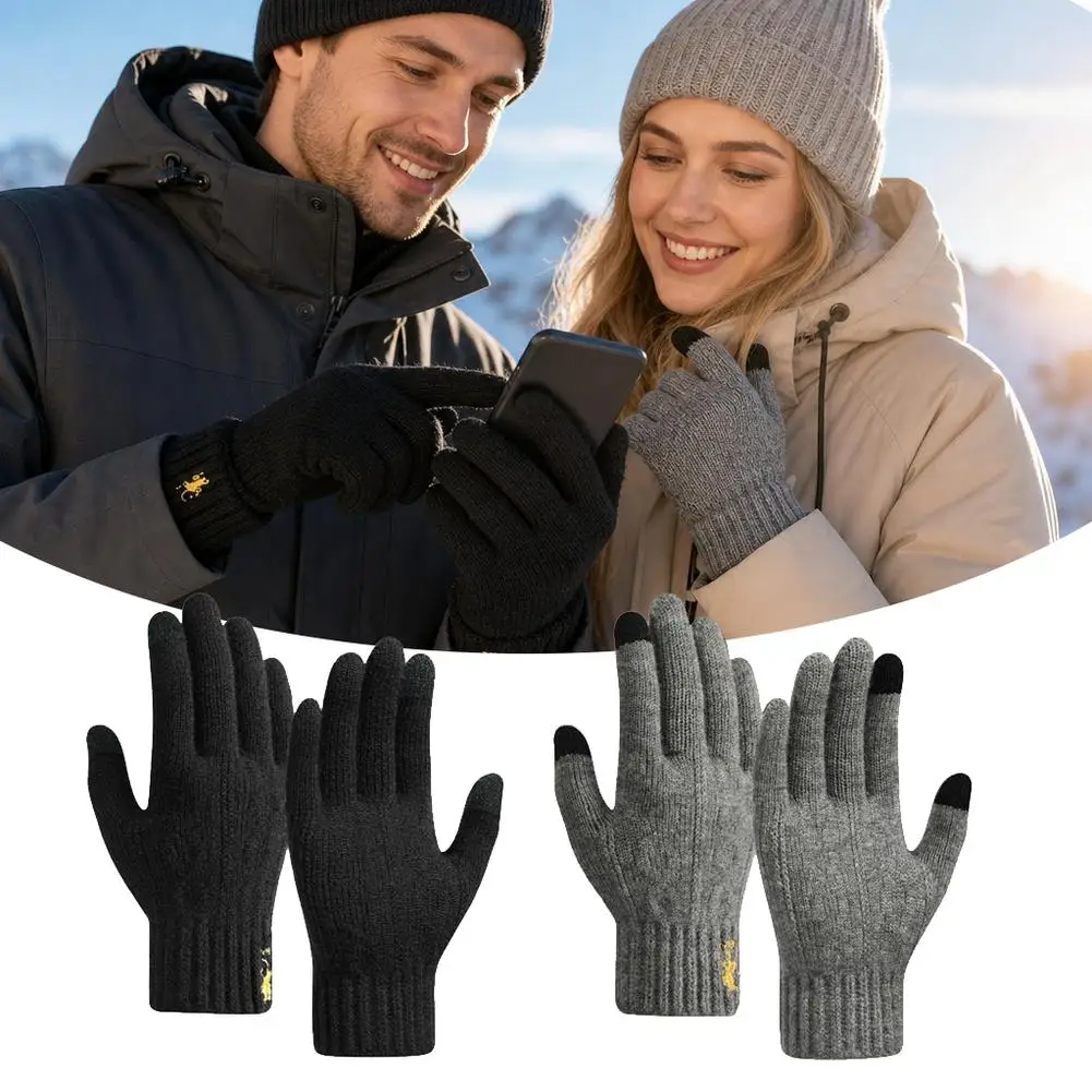 남성용 가을/겨울용 니트 소재 터치스크린 장갑, 두툼하 - Wool Glove Lined 리뷰 및 가격