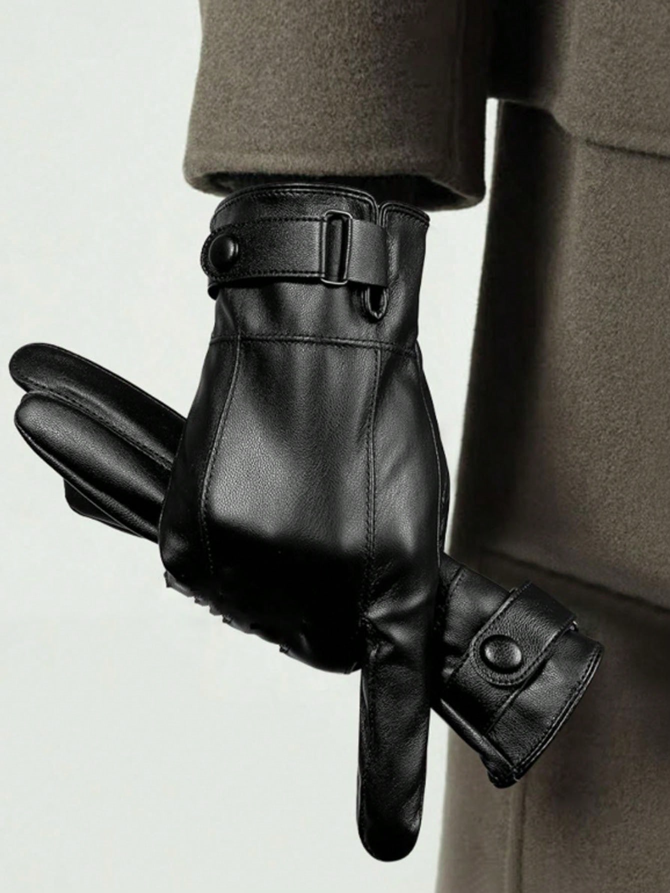 남성용 겨울용 따뜻한 인조 가죽 라이딩 장갑, 스키 및 - Leather Driving Glove 리뷰 및 가격
