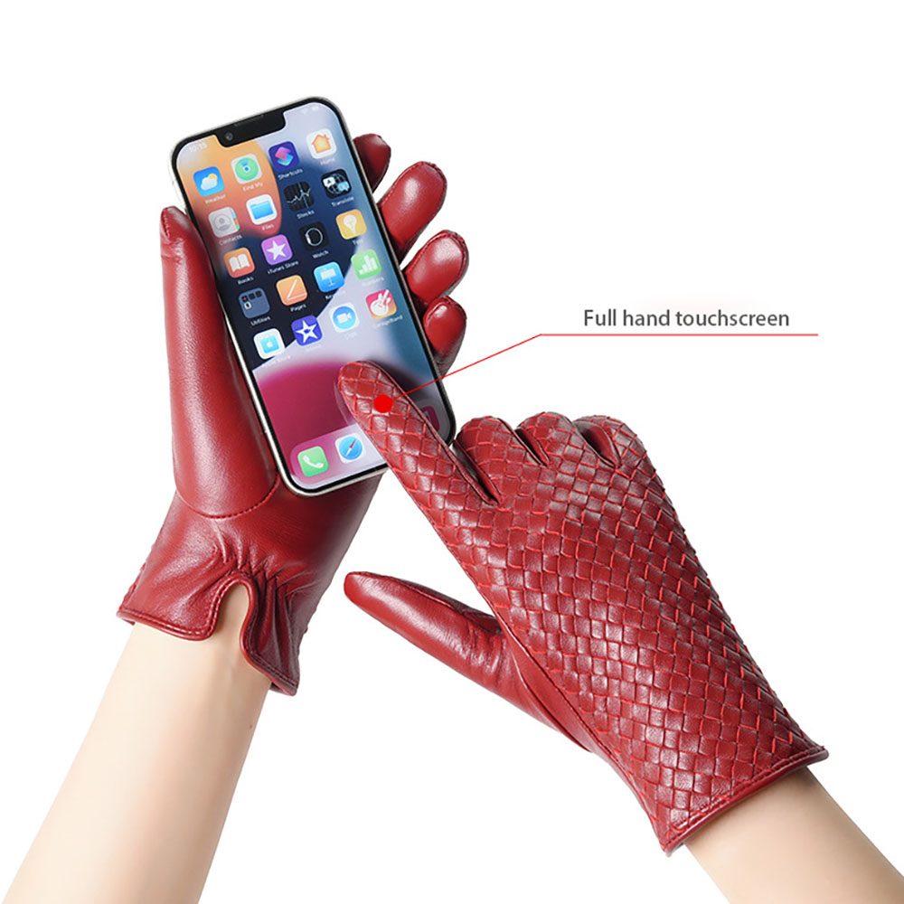 겨울용 여성용 천연 가죽 소재의 따뜻한 짜임 디자인 양 - Wool Glove Lined 리뷰 및 가격