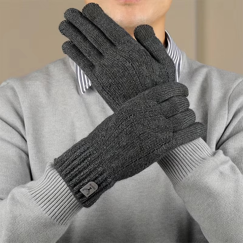 2026년 남성용 보온성 울 소재 니트 장갑, 미끄럼  - Wool Glove Lined 리뷰 및 가격